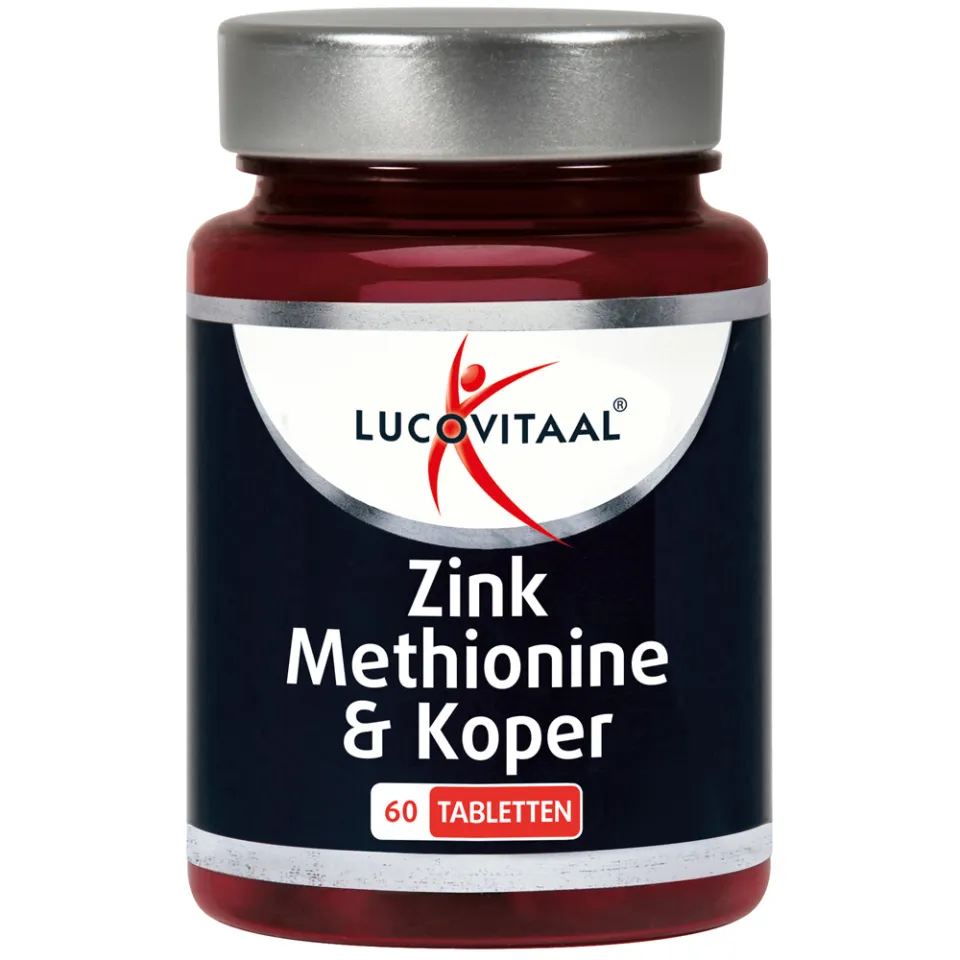 Lucovitaal Zink Methionine & Koper tabletten, foto 2