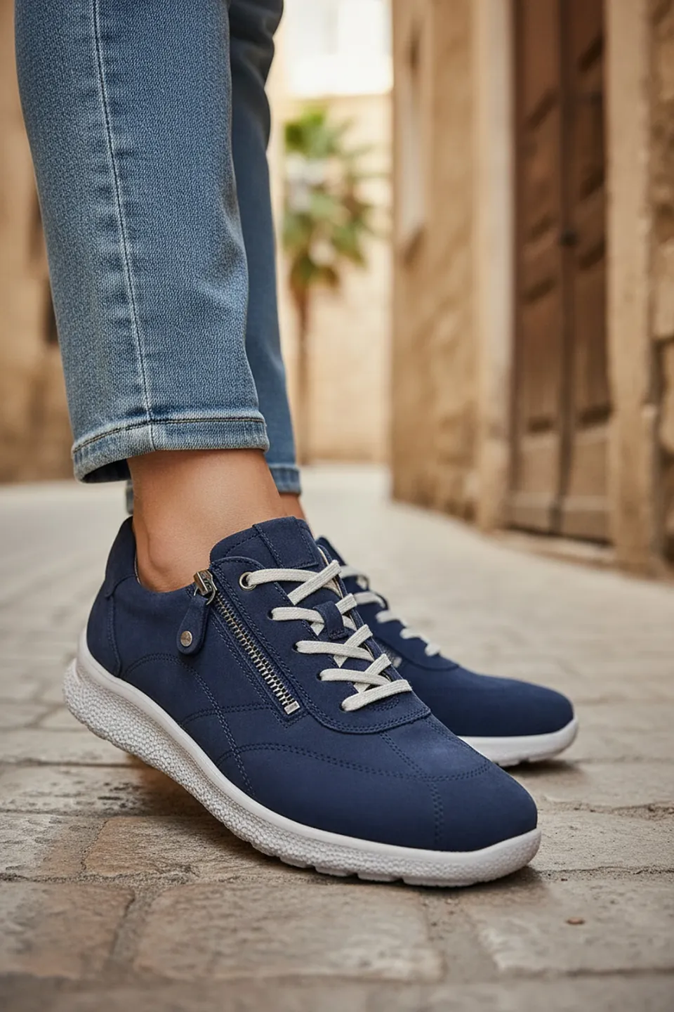 Hartjes sneakers blauw, foto 7