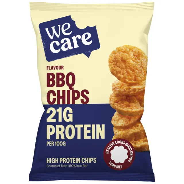WeCare High Protein Chips BBQ 25 gr