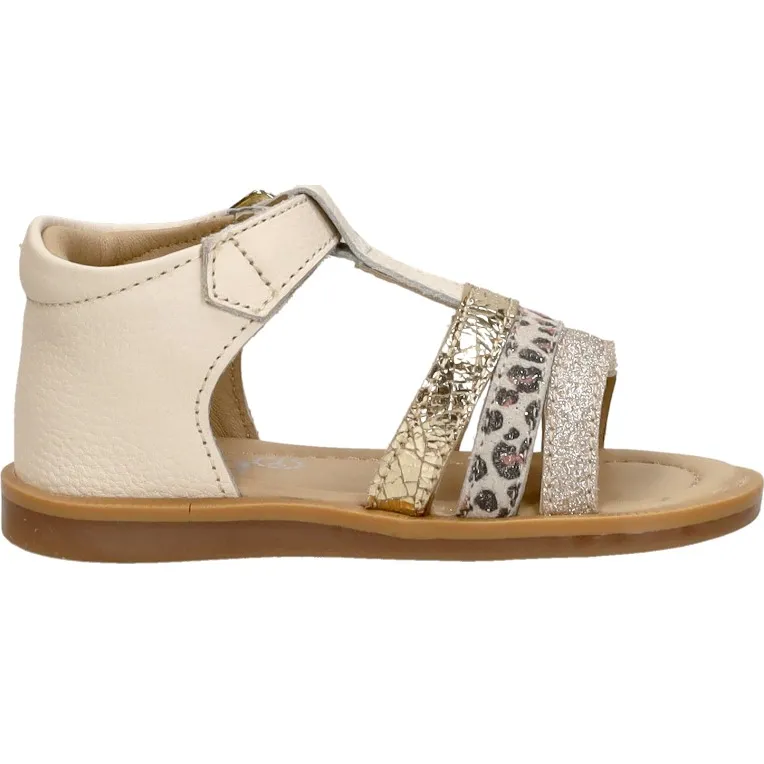 Keq sandalen gebroken wit