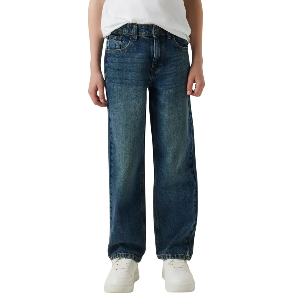 NAME IT KIDS loose fit jeans dark blue denim, foto 6