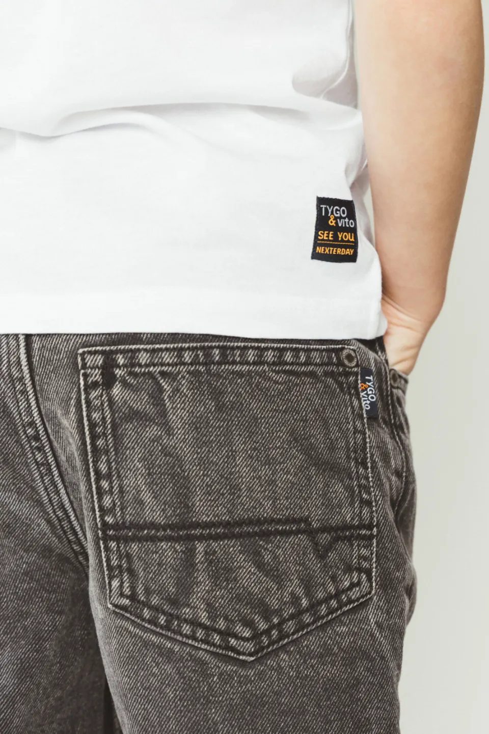 TYGO & vito regular fit jeans - grijs, foto 4