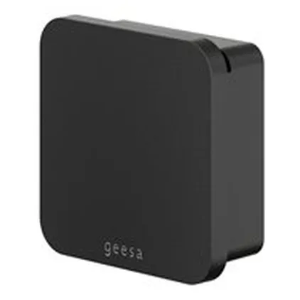 Geesa Handdoekhaak Geesa Topaz Groot Minimalistisch Mat Zwart