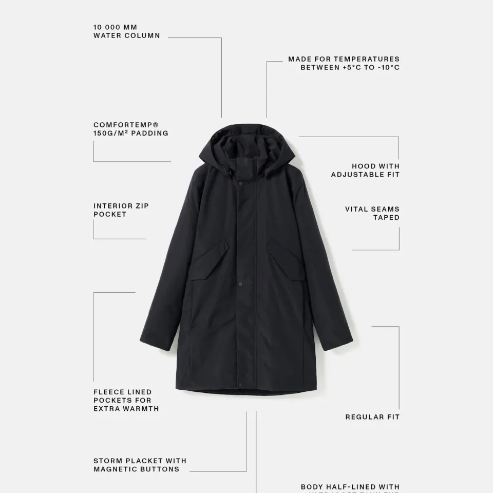 Elvine Janne winterparka zwart, foto 3