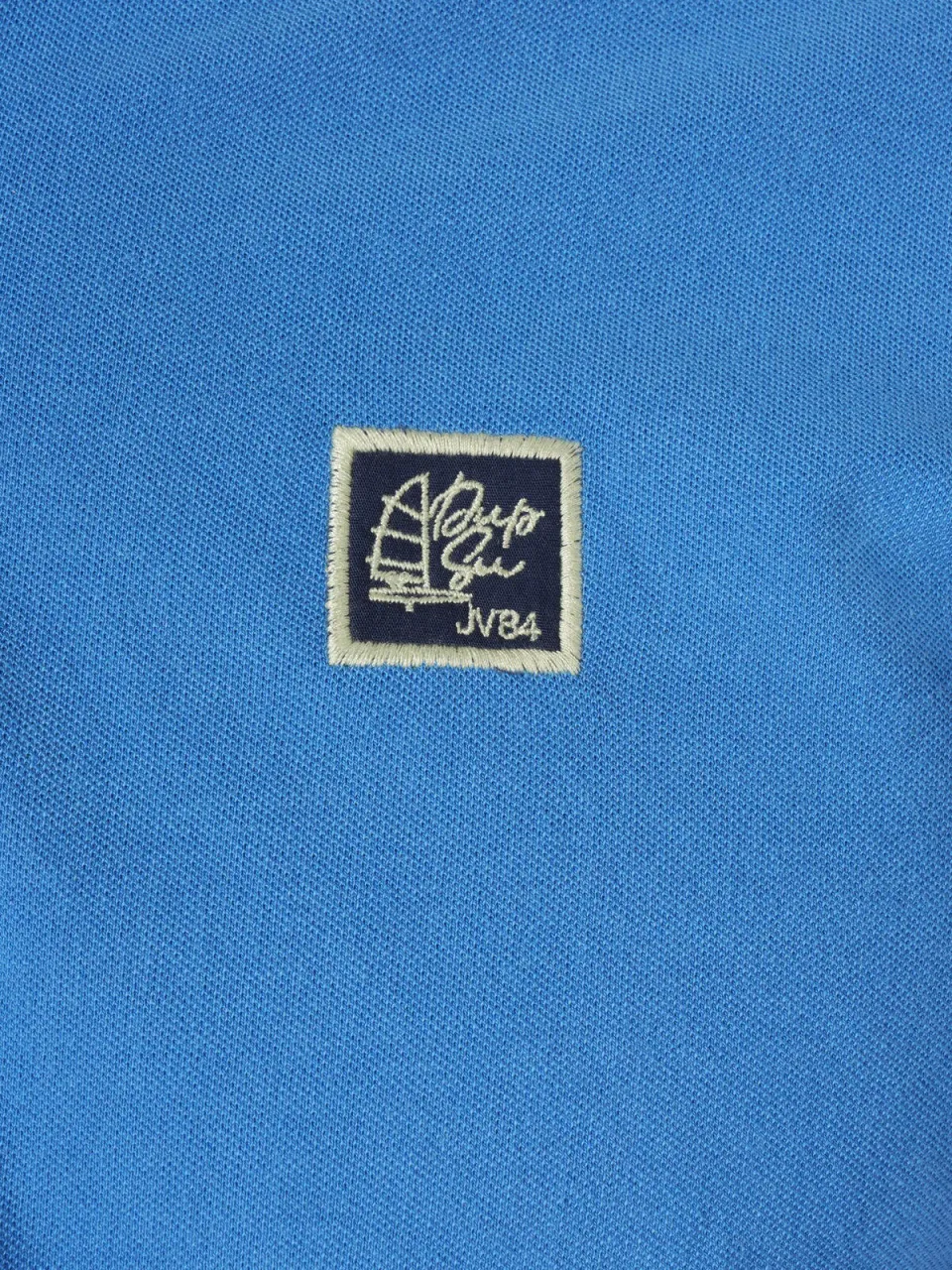 Jan Vanderstorm oversized polo Plus Size MORLAN blauw, foto 5