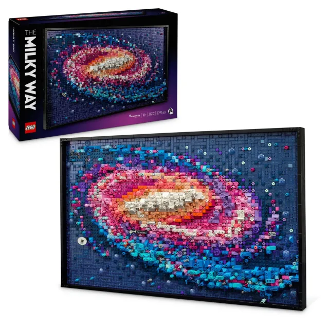 Lego Art Het Melkwegstelsel Ruimte Wanddecoratie en Bouwpakket voor Volwassenen 31212