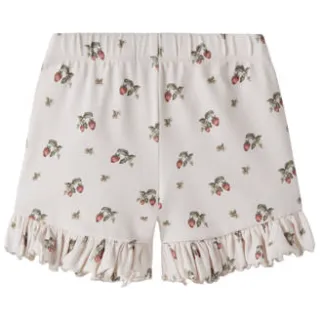 Lil' Atelier MINI regular gebloemde casual short crème, foto 2