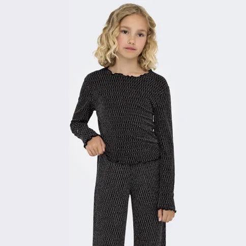 Only glitter top zwart/zilver, foto 5
