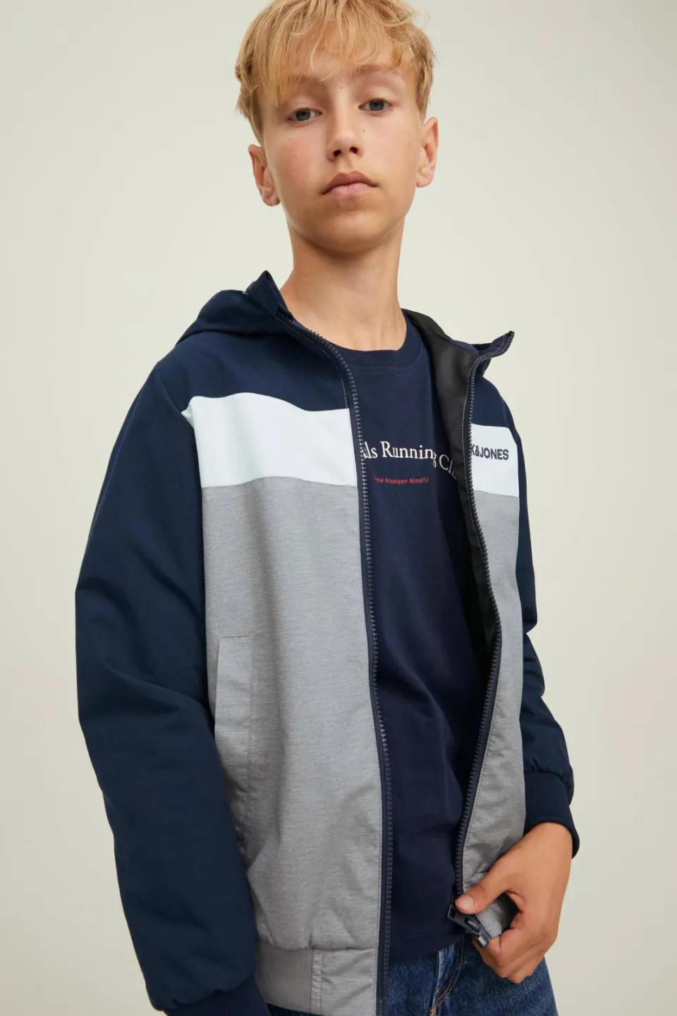 Jack & Jones JJERUSH zomerjas donkerblauw, foto 6