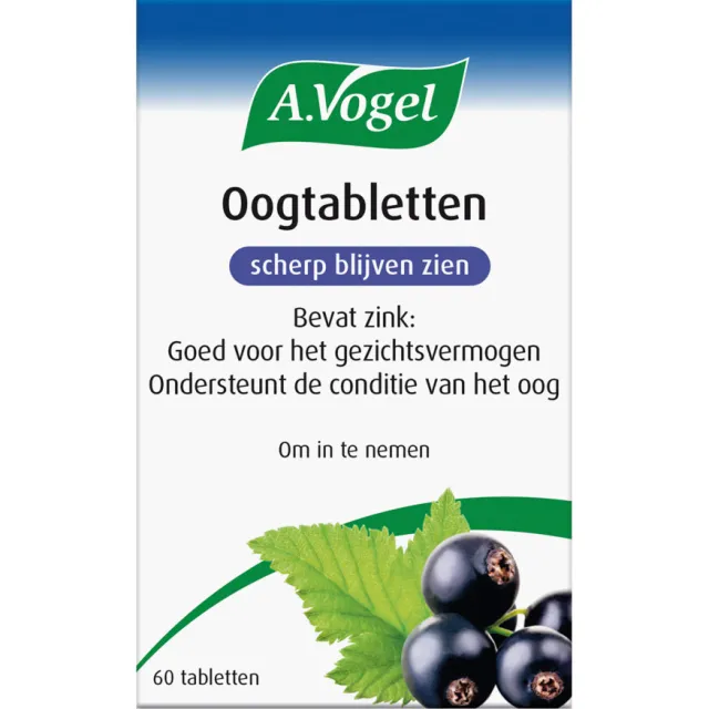 A.Vogel Oogtabletten Scherp Blijven Zien voedingssupplement