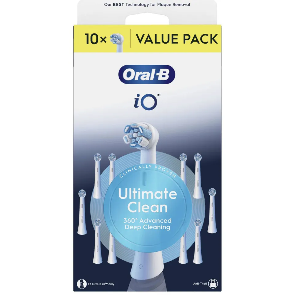 Oral-B iO Series Ultimate Clean opzetborstels - wit - 10 stuks, foto 3