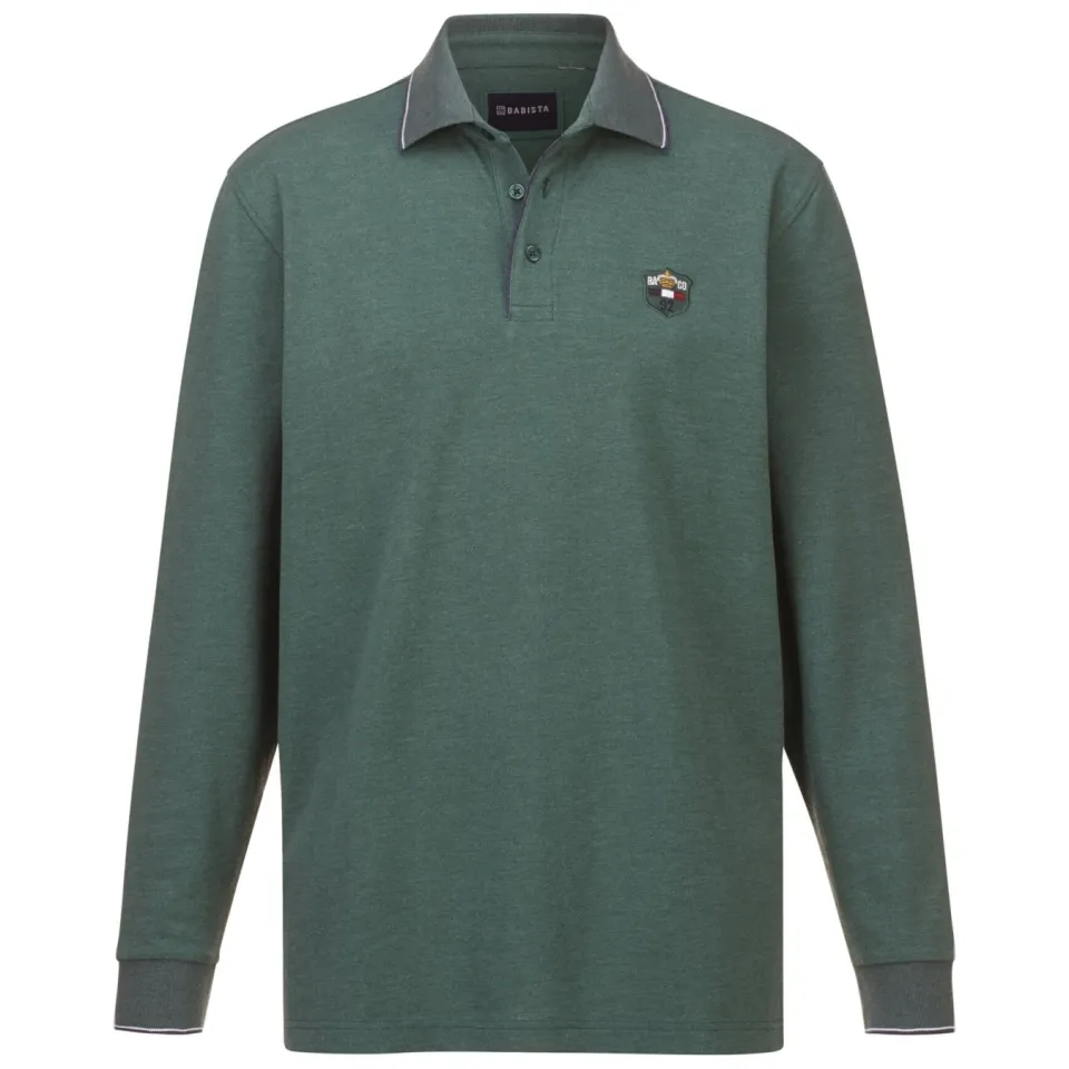 Babista regular fit polo Plus Size - groen, foto 2