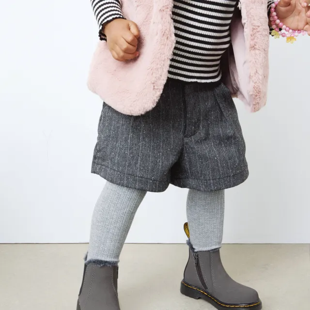 Dr. Martens 2976 Leonore gevoerde suède enkelboots Gunmetal Soho Buck kleuter, foto 4