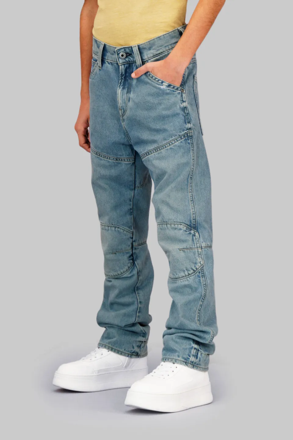 G-Star regular waist regular fit jeans light blue denim, foto 3