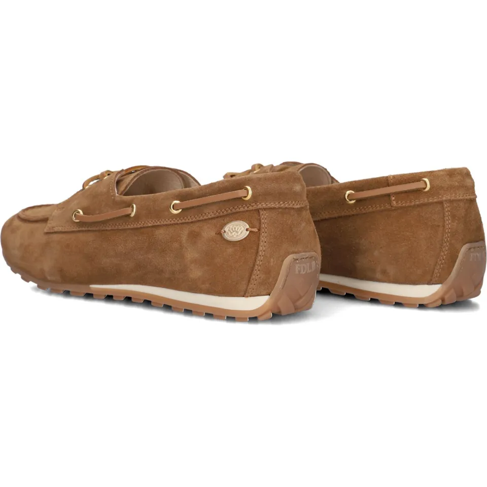 Fred de la Bretoniere Mocassins Uta Mocca Bruin, foto 3