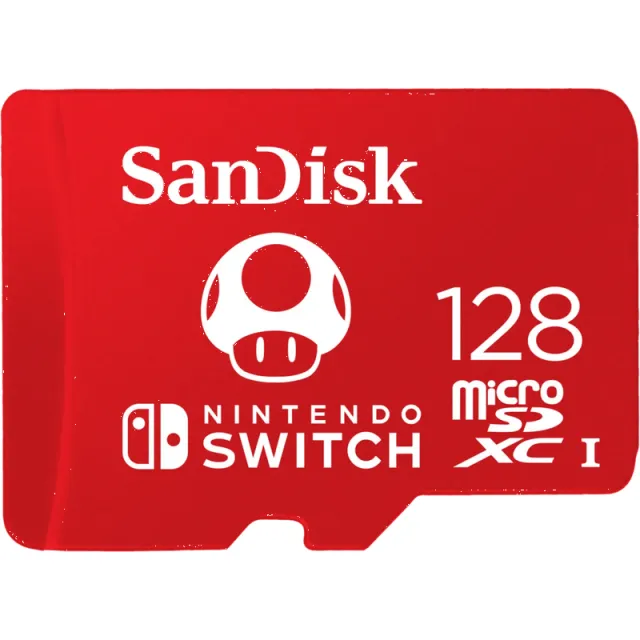 Sandisk MicroSDXC Extreme Gaming 128GB Toad (Nintendo licensed)