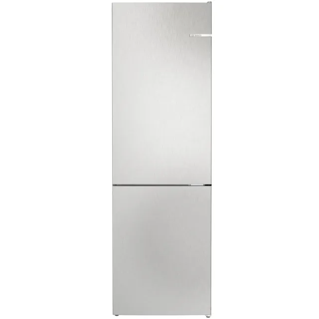 Bosch KGN362LBF koel-vriescombinatie, 186 cm hoog, grijs RVS