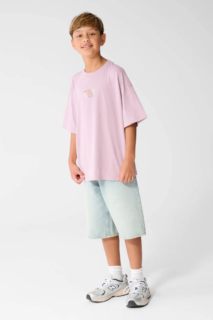 Shoeby T-shirt met backprint lila