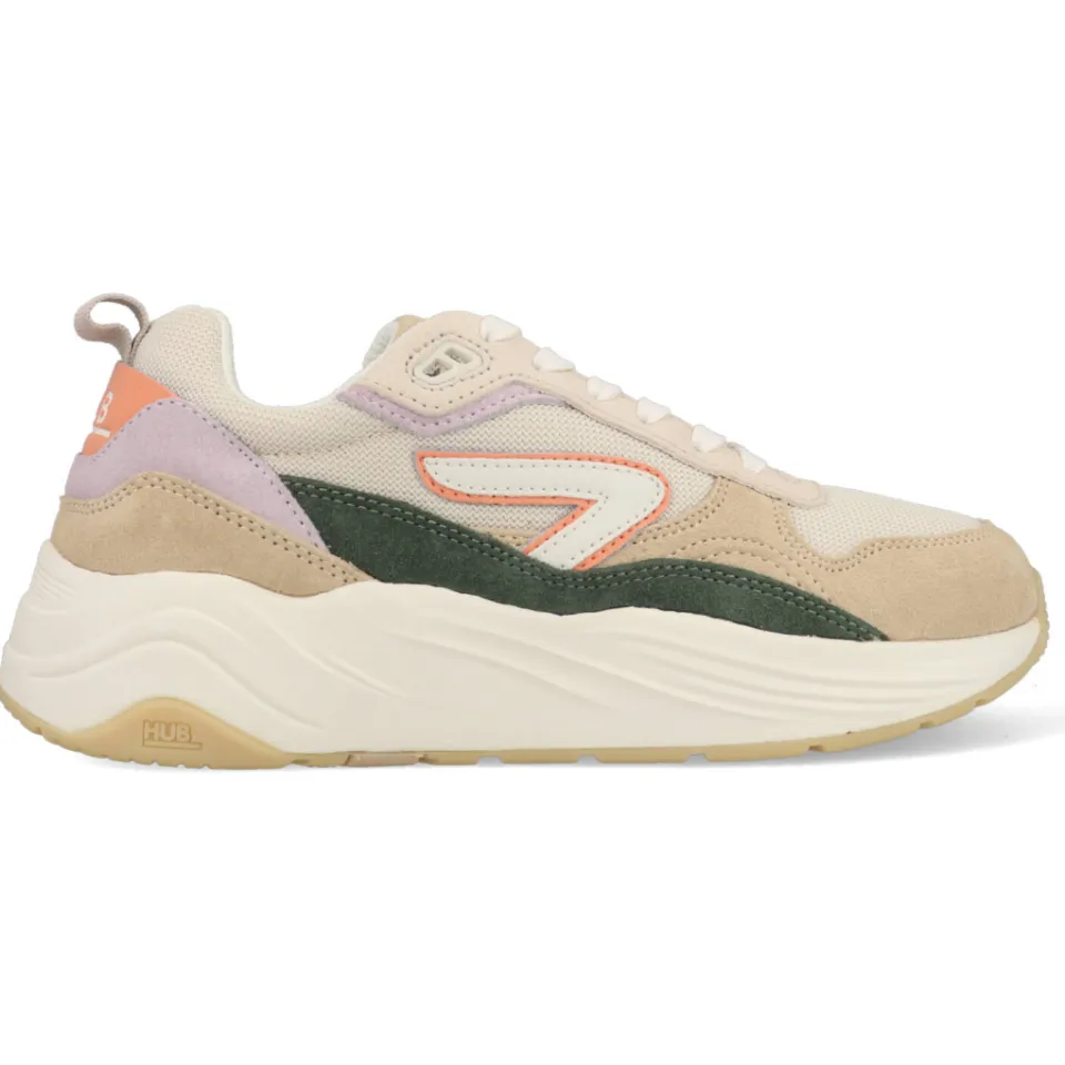 Hub Glide lage sneaker beige, foto 3