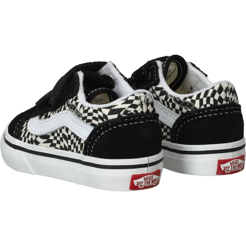 Vans Old Skool V sneakers zwart wit geblokt, foto 4