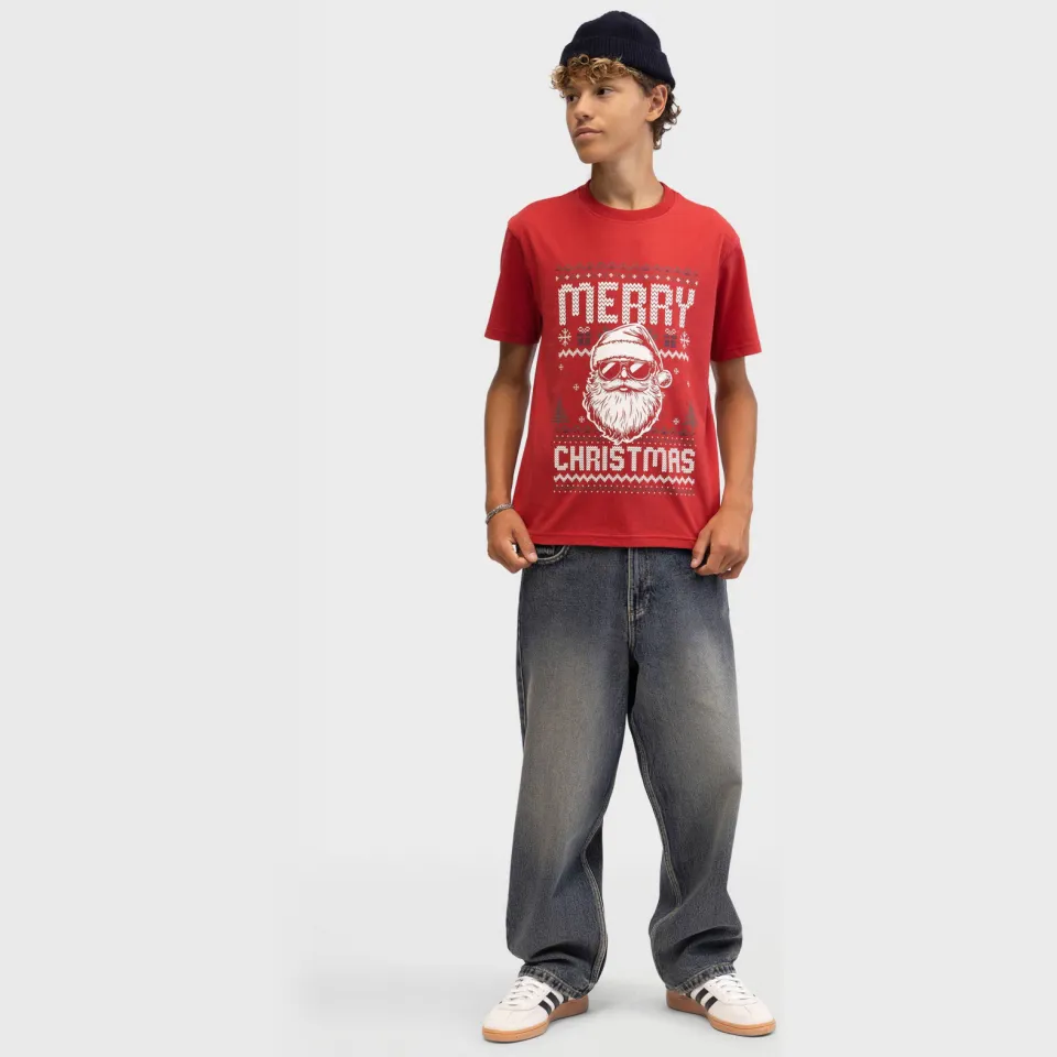 Redefined Rebel T-shirt rood met print, foto 4