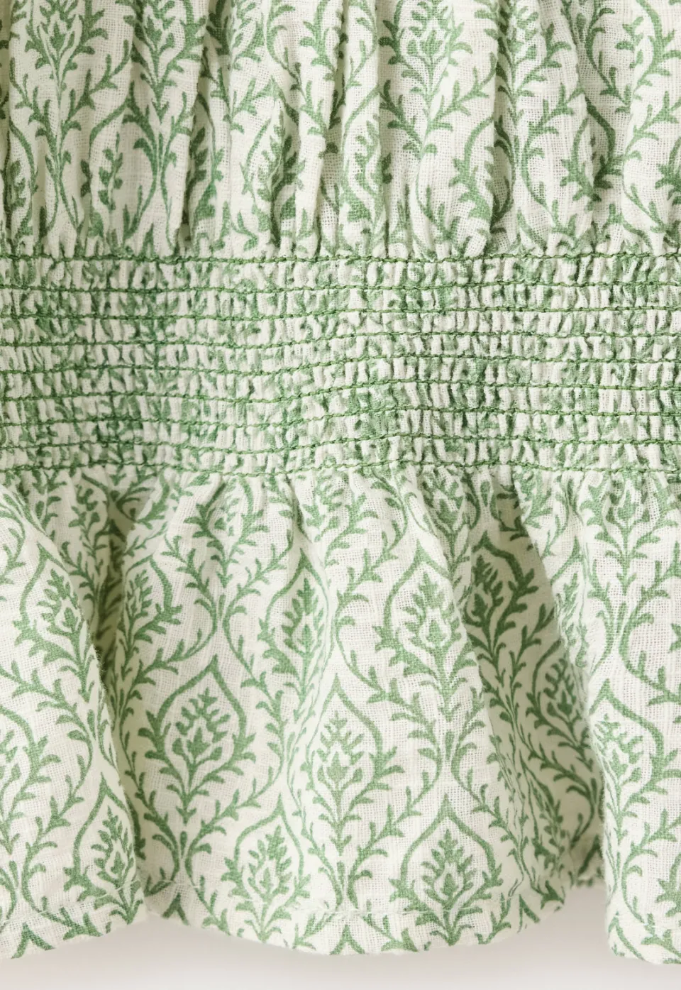 Mango Kids mouwloze blousetop groen ecru, foto 6