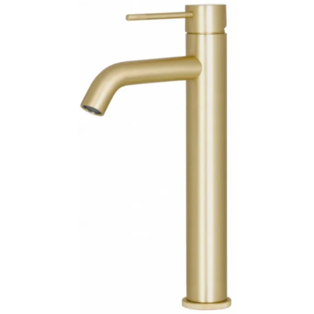Best Design Nancy-Nerola hoge wastafelmengkraan mat goud