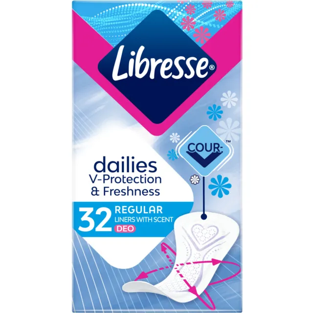 Libresse Dailies Regular Deo Fresh inlegkruisjes