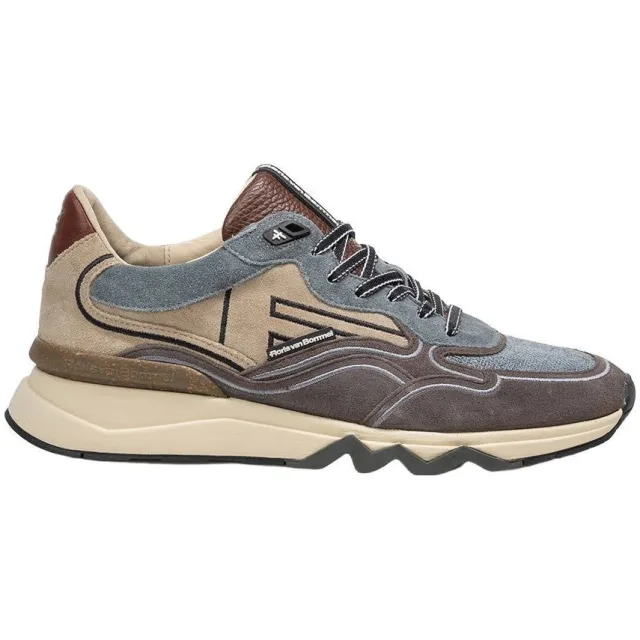 Floris Van Bommel De Zager 03.21 suède sneakers - blauw Multi