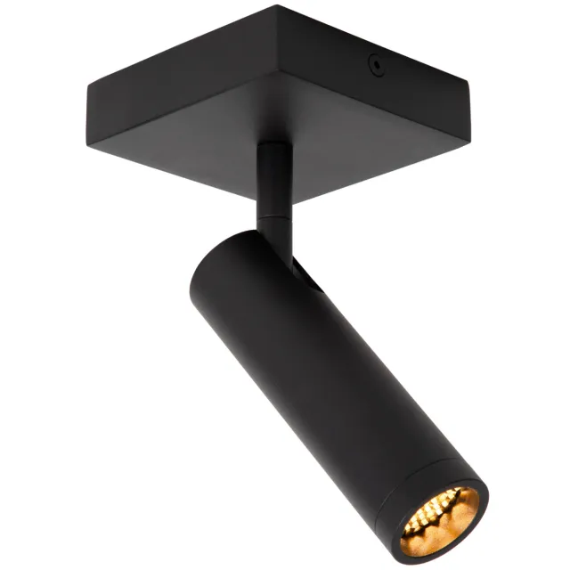 Lucide GRADO - Plafondspot - 1xGU10 (MR11) - Zwart