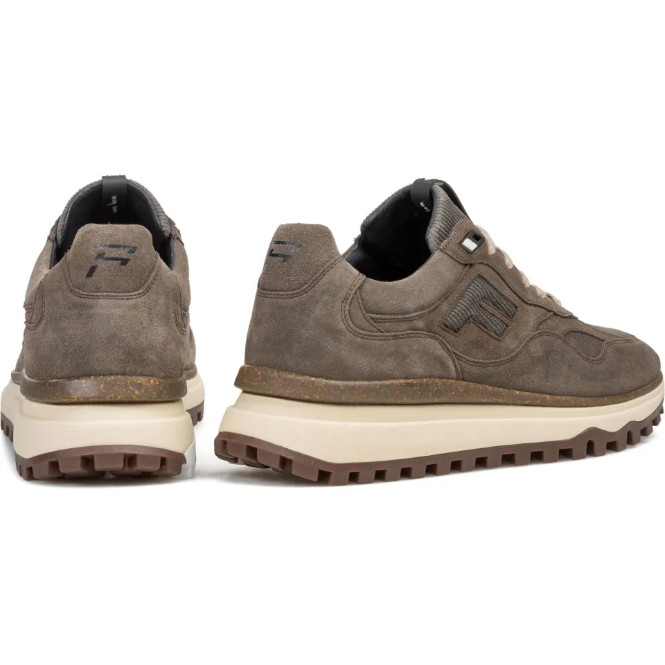 Floris Van Bommel De Gripper 01.42 suède sneakers donkerbruin donker bruin, foto 4