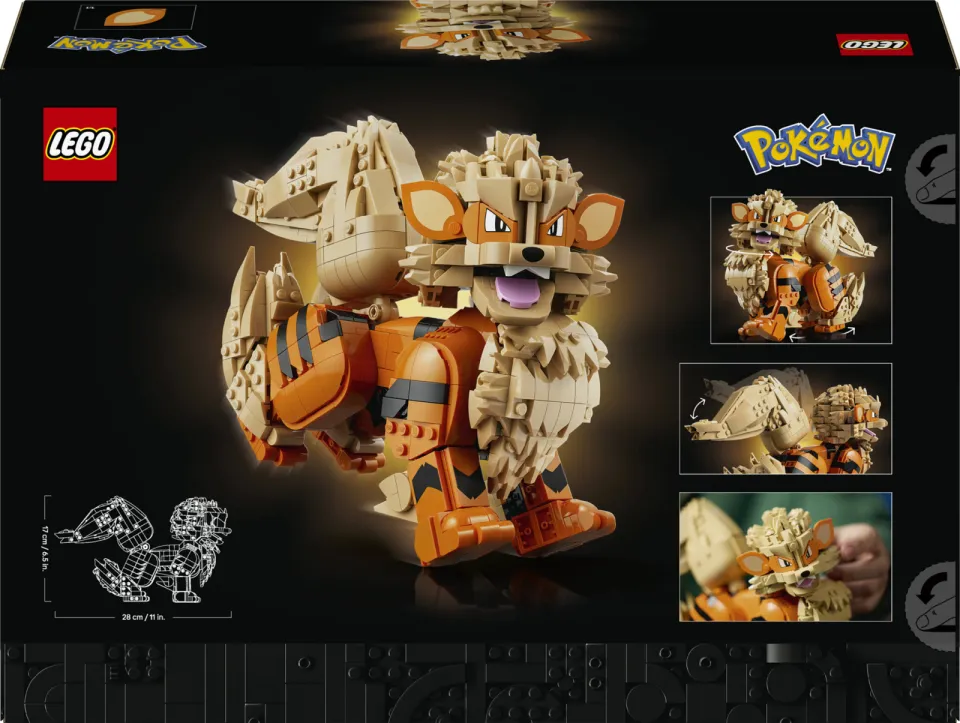 Lego Pokémon Arcanine Pokémon Dieren Figuur Bouwpakket 72160, foto 6