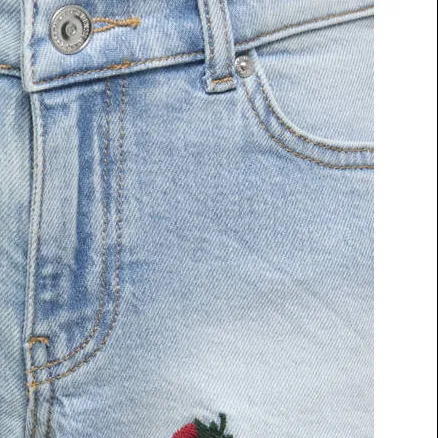 Only jeansshort lichtblauw light blue denim, foto 3