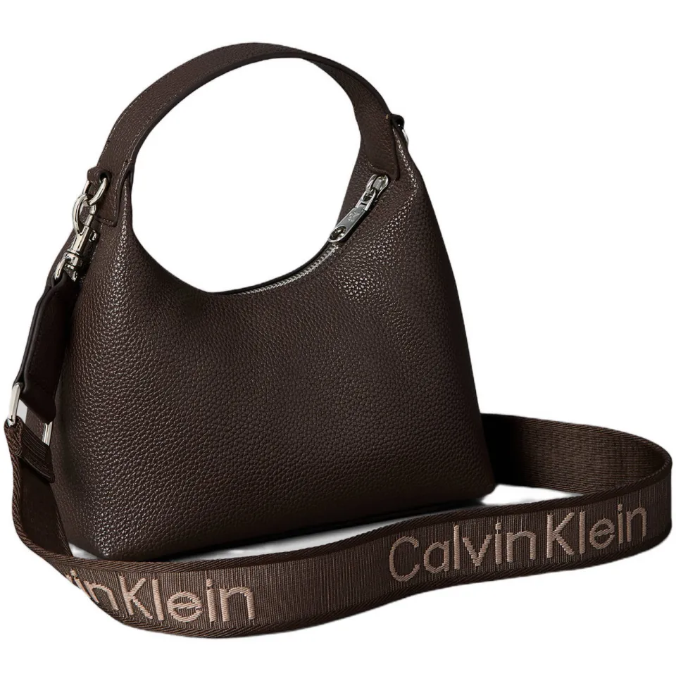 Calvin Klein schoudertas donkerbruin, foto 3