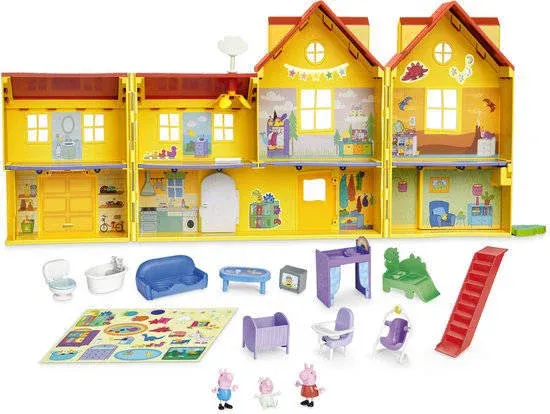 Peppa Pig Peppa's grote familiehuis poppenhuis