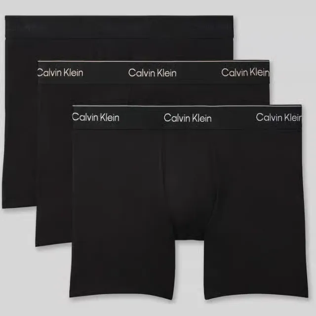 Calvin Klein Boxer Brief 3-pack boxershorts zwart, foto 2