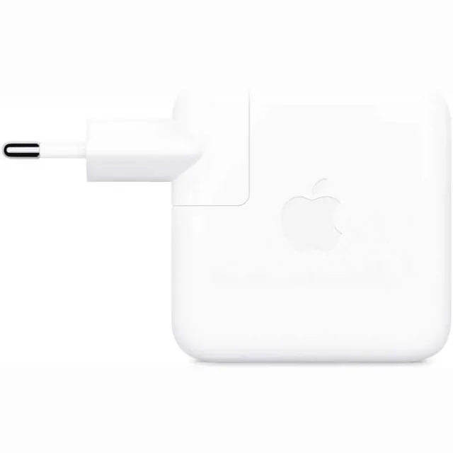 Apple USB-C lichtnetadapter 70W wit, foto 2