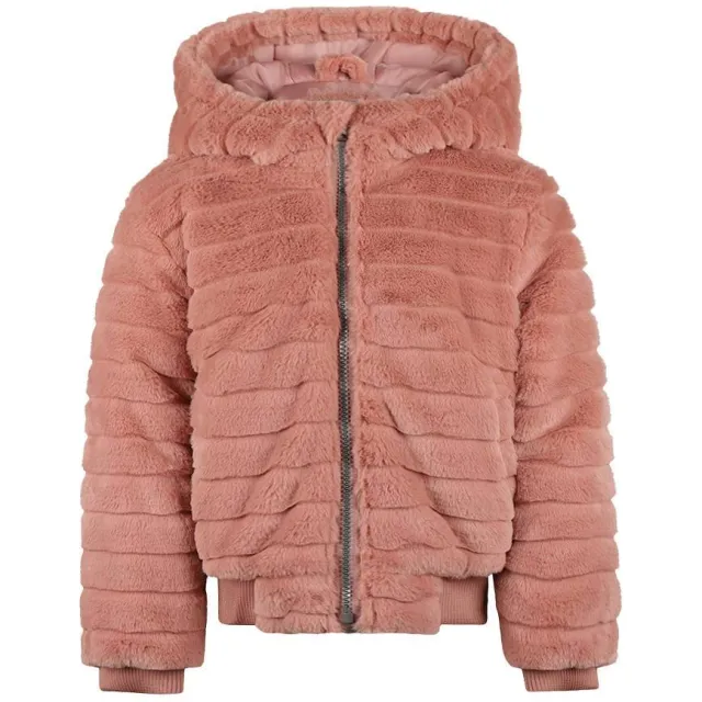 Koko Noko faux fur jas roze, foto 2