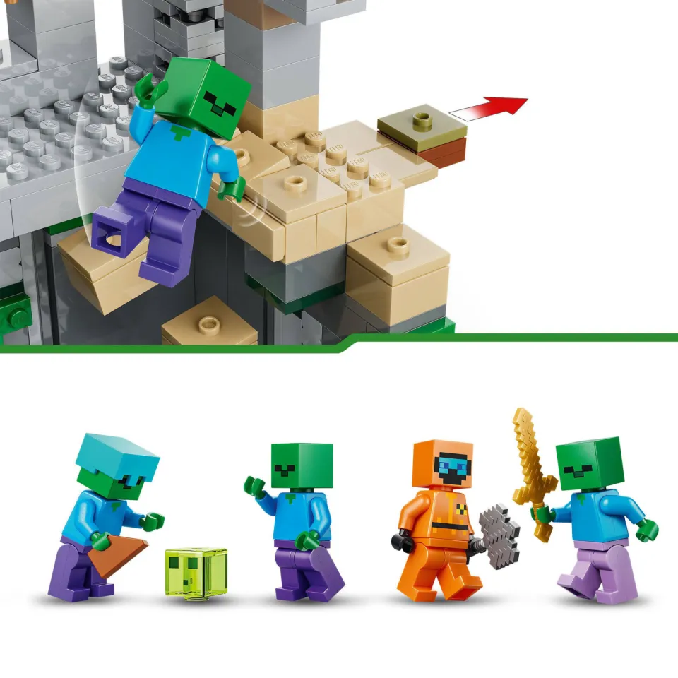 Lego Minecraft Zombiekerker Speelgoed voor Kinderen en Gamers 21587, foto 4