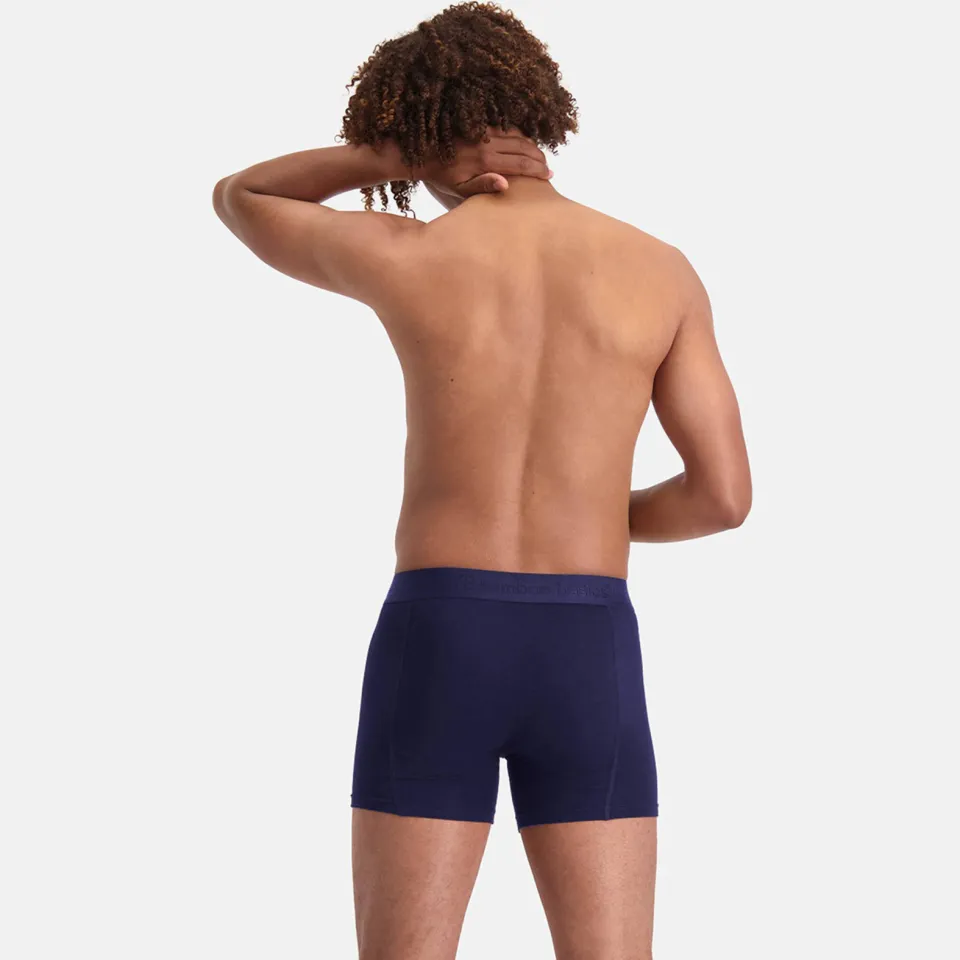 Bamboo Basics boxershort Rico met bamboe (set van 3) donkerblauw, foto 3