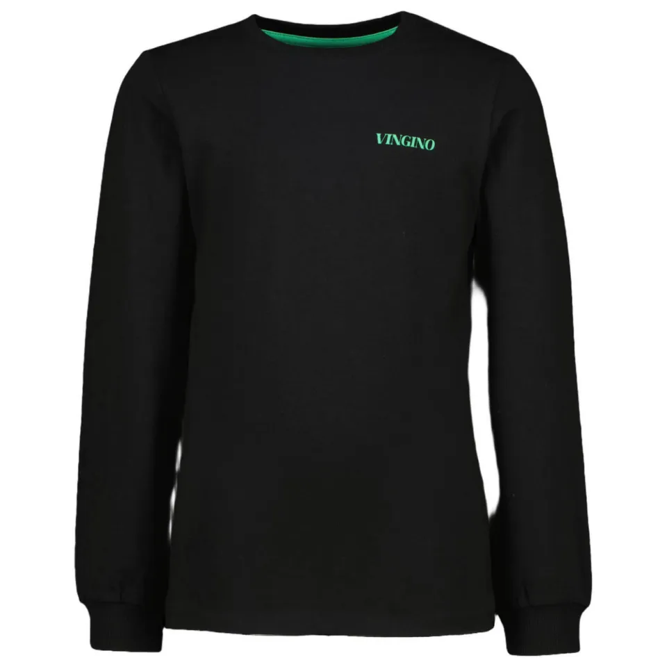 Vingino pyjama zwart limegroen, foto 2