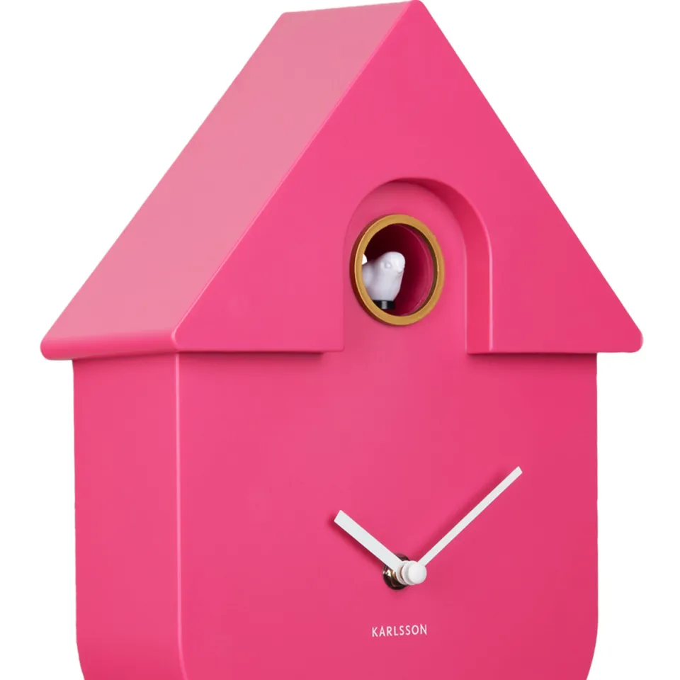 Karlsson Modern Cuckoo koekoeksklok helderroze, foto 2