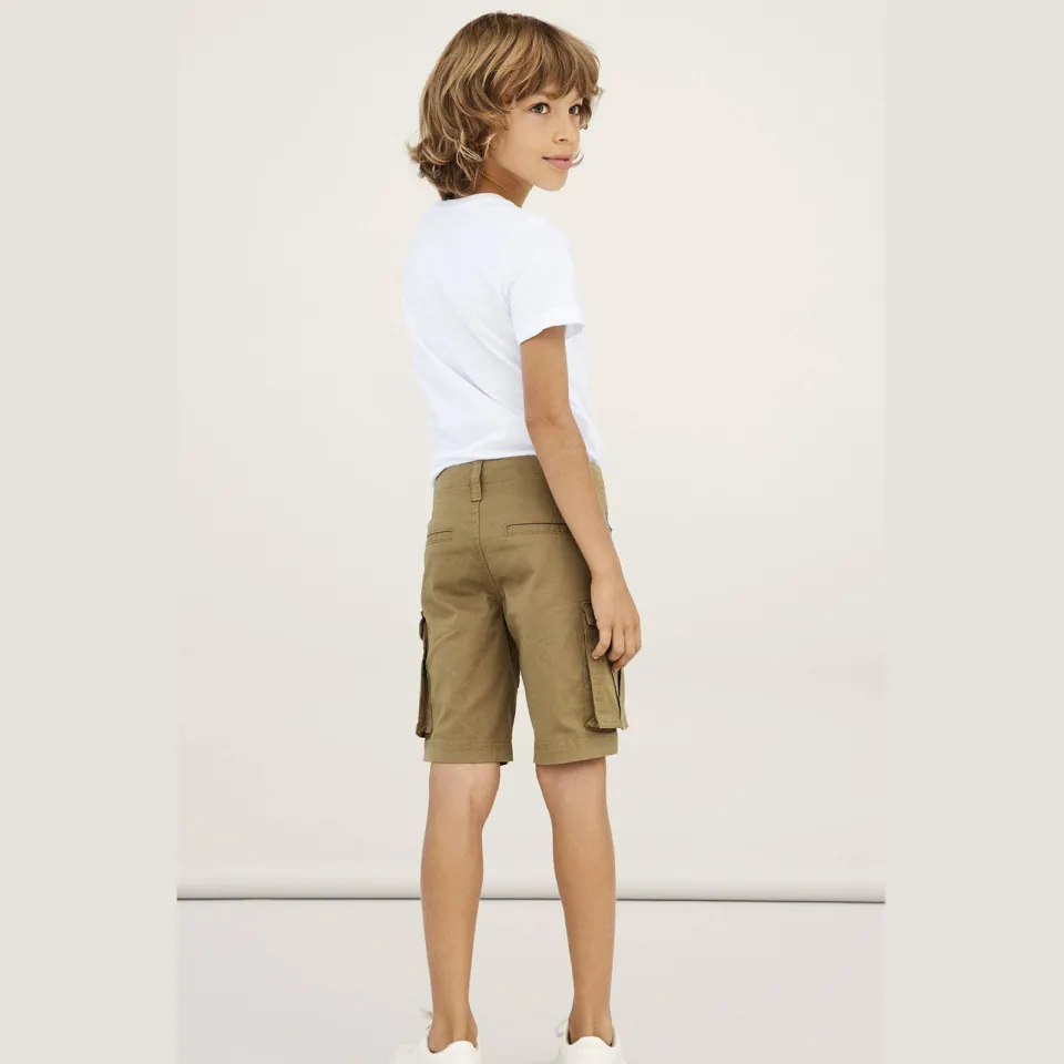 NAME IT NKMRYAN cargo bermuda olijfgroen, foto 8