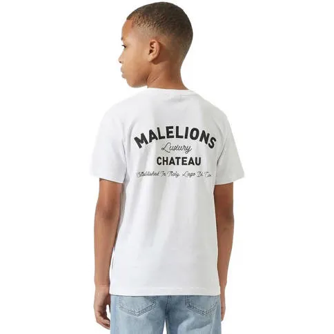 Malelions T-shirt met backprint grijs, foto 4