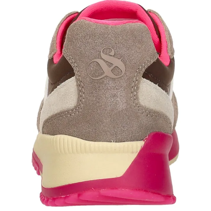 Scotch & Soda Vivi lage sneakers taupe, foto 4