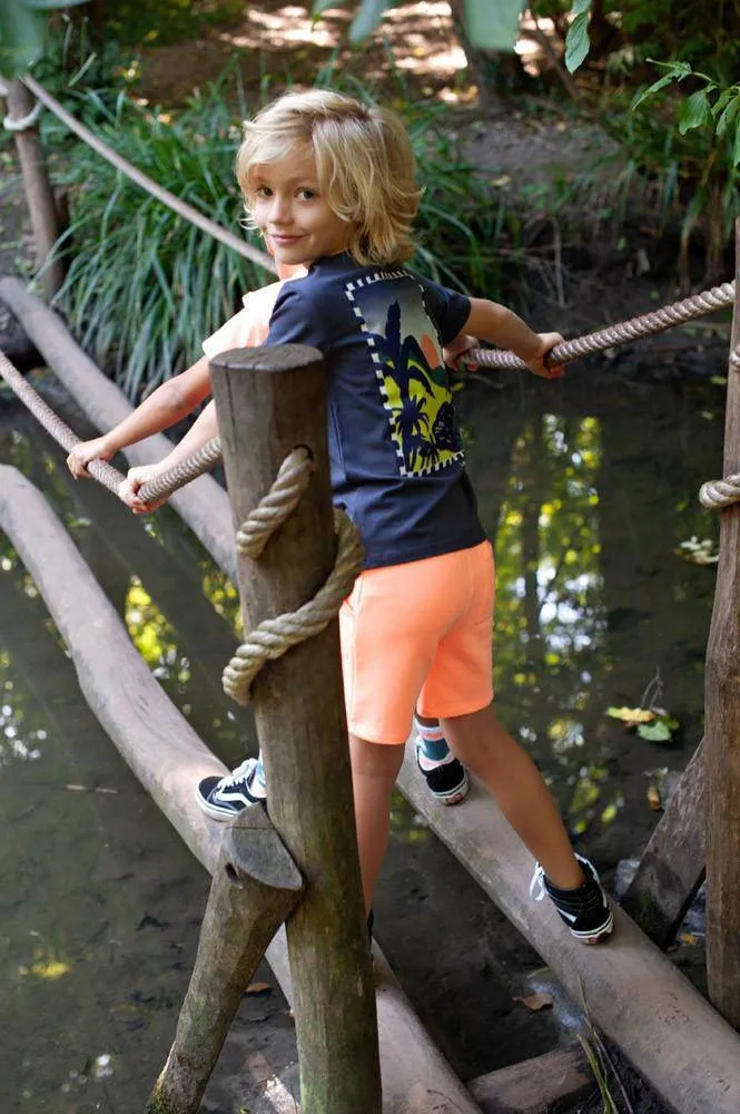 Sturdy Lagoon Legends sweatshort neon oranje, foto 5