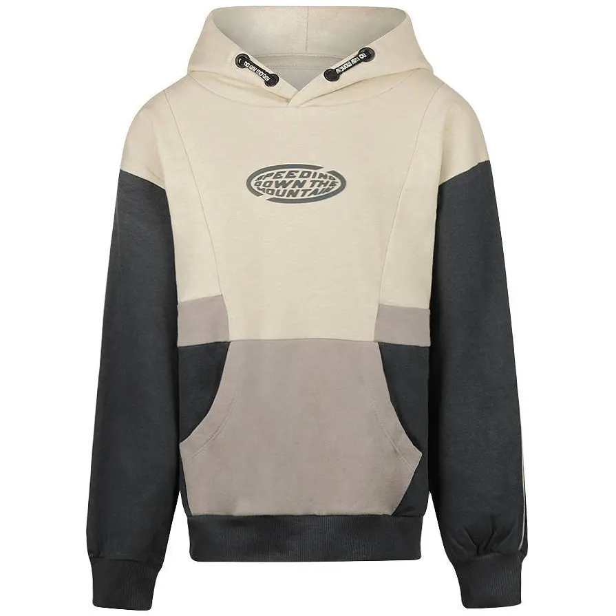No Way Monday oversized hoodie - beige/zwart, foto 2
