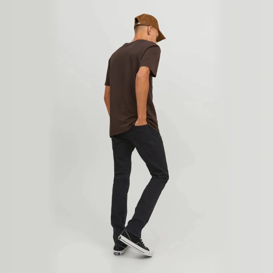 Jack & Jones JEANS INTELLIGENCE slim fit jeans JJIGLENN JJORIGINAL black denim, foto 3