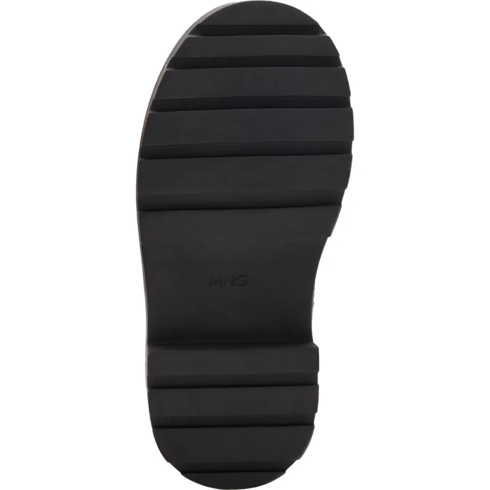Mango Kids leren enkelboots met profielzool - bruin, foto 7