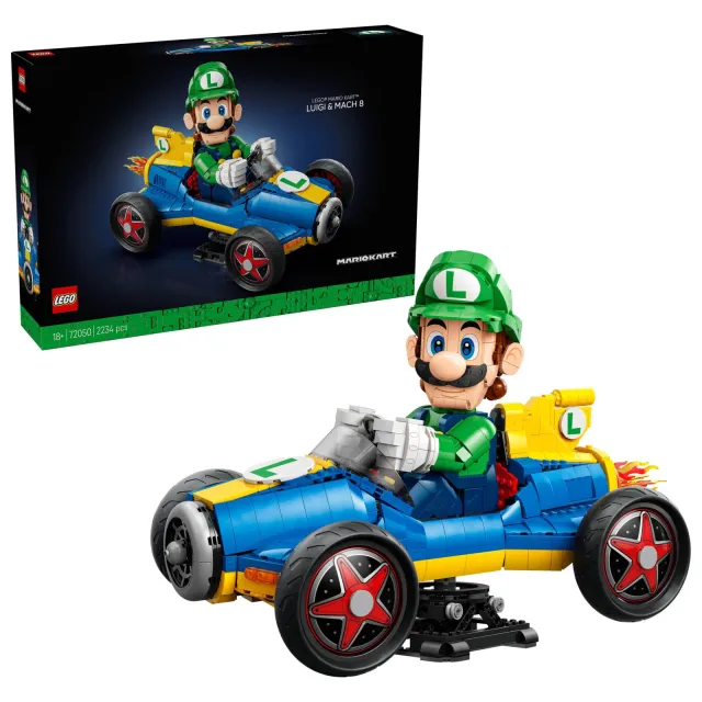 Lego Super Mario Mario Kart™: Luigi en Mach 8 72050